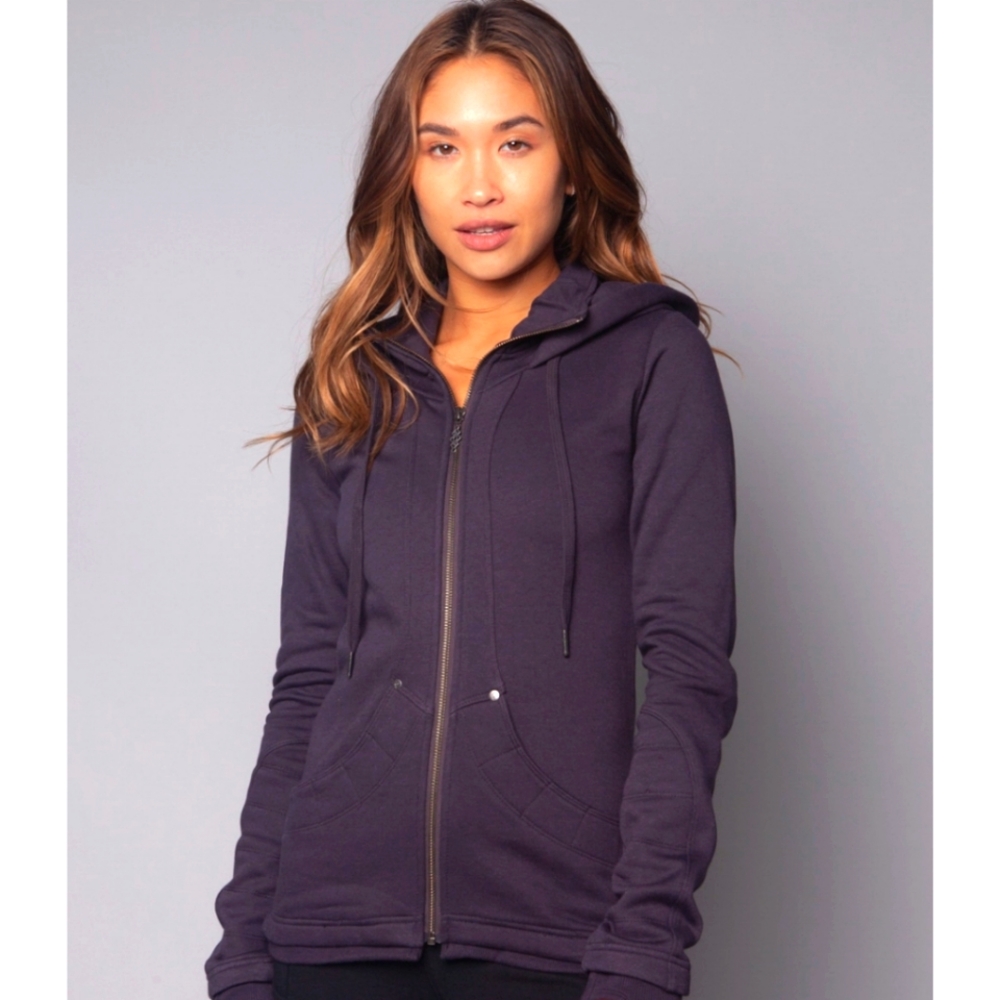 NWT-Nomads Hemp Wear- Continuum Hoodie-Med-Dusty Mauve